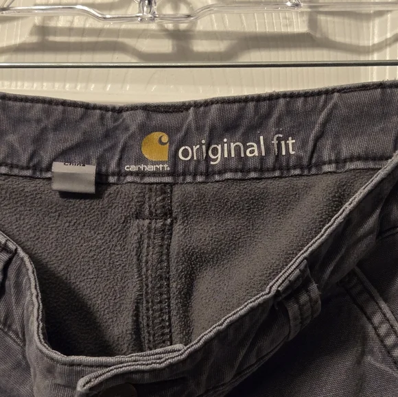 Carhartt Women's Fleece-lined Canvas Work Pants - Picture 4 of 6